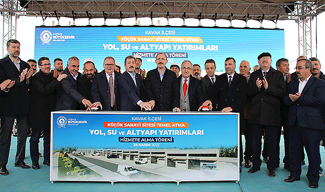 Samsun'un Kavak ilçesinde yeni sanayi sitesinin temeli atıldı