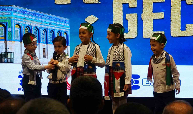 Samsun'da 'Kudüs Gecesi' büyük ilgi gördü