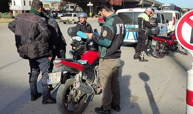Samsun'da motosikletlilere sıkı denetim!