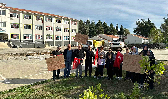 Samsun'da ortaokul bahçesine yapılan anaokuluna tepki yağdı!