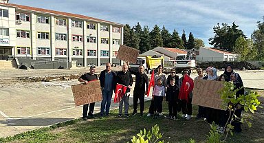 Samsun'da ortaokul bahçesine yapılan anaokuluna tepki yağdı!