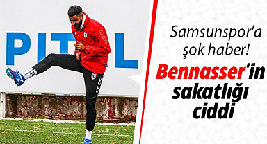 Samsunspor'a şok haber! Bennasser'in sakatlığı ciddi