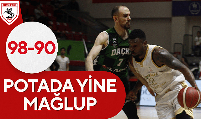 Samsunspor Darüşşafa'ya kaybetti