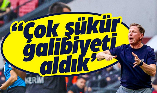 Samsunspor Teknik Direktörü Gisdol, 'Galibiyeti hak ettik'