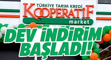 Tarım Kredi Kooperatif Market'lerde dev indirim başladı
