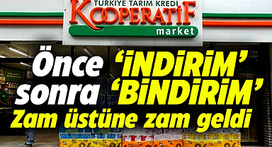 Tarım Kredi Kooperatifi'nde etiketler güncellendi! Ürünlere zam üstüne zam geldi!