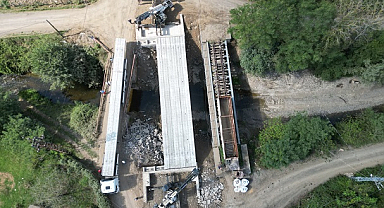 Tekkeköy’de Kababürük Köprüsü’nde sona doğru