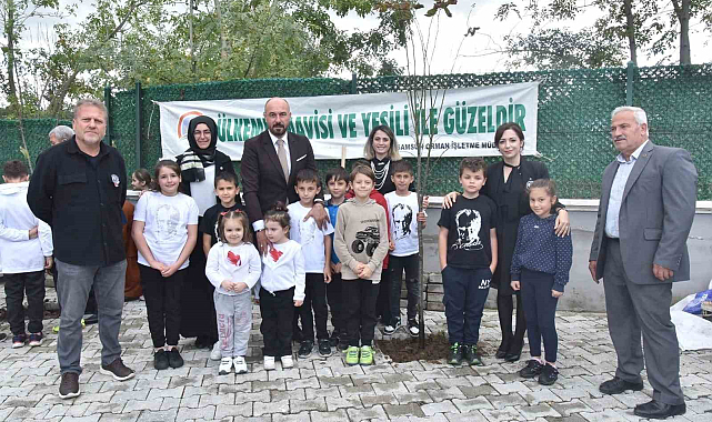 Tekkeköy'de fidanlar geleceğe nefes olacak!