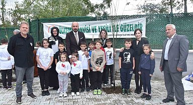 Tekkeköy'de fidanlar geleceğe nefes olacak!