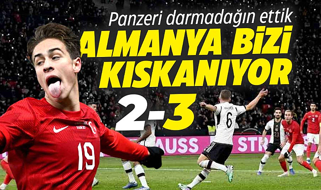 Almanya bizi kıskanıyor! Türkiye hazırlık maçını 3-2 kazandı