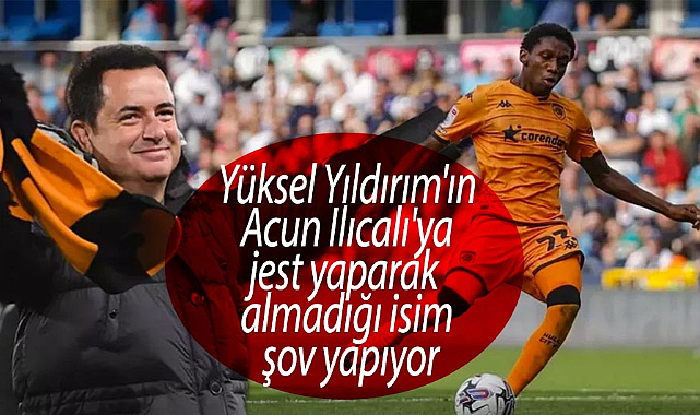 Yüksel Yıldırım'ın Acun Ilıcalı'ya jest yaparak almadığı isim şov yapıyor