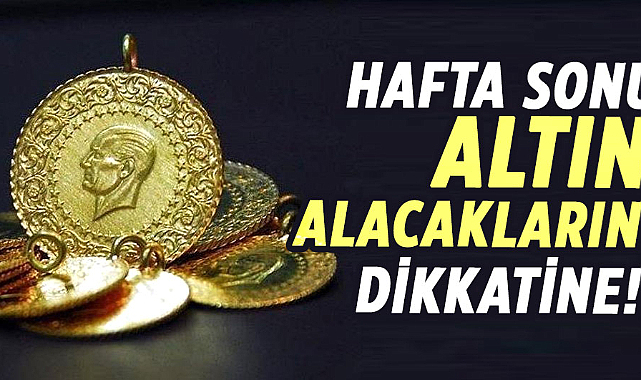 30 Aralık Cumartesi altın fiyatları