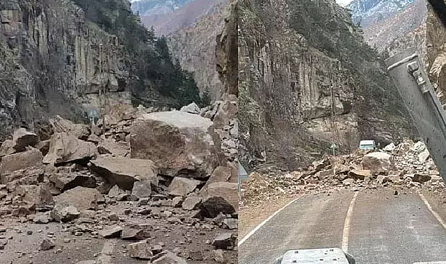 Artvin'de heyelan felaketi