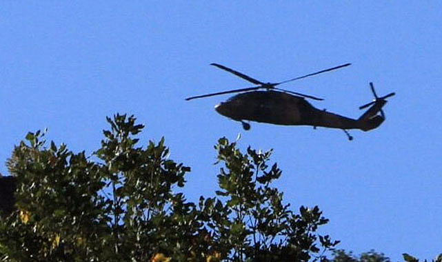 Askeri helikopter düştü! Ölü var