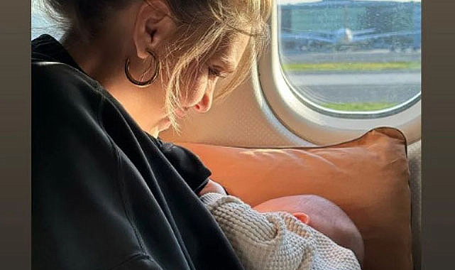 Aslı Enver ve kızının uçak macerası