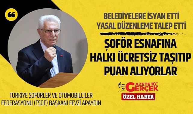Belediyeler şoför esnafına halkı ücretsiz taşıtıp puan alıyor