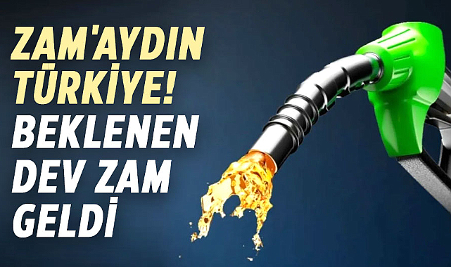 Benzine beklenen zam geldi