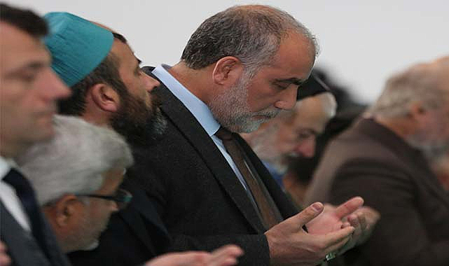 Canik’te eller şehitler için semaya kalktı