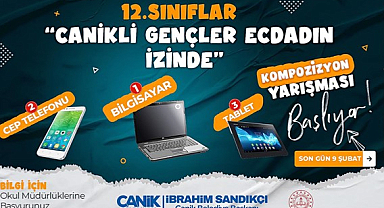 Canik’ten Cumhuriyet'in 100. yılına özel yarışma