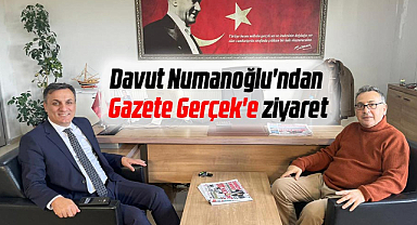 Davut Numanoğlu'ndan Gazete Gerçek'e ziyaret