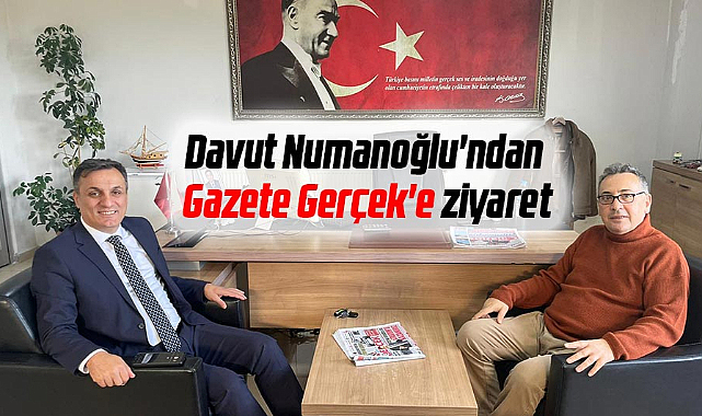 Davut Numanoğlu'ndan Gazete Gerçek'e ziyaret