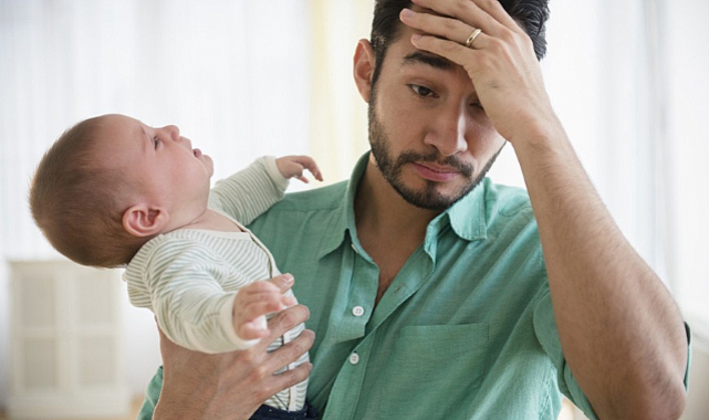 Uyarı Samsun'dan! Doğum sonrası babalar depresyona giriyor