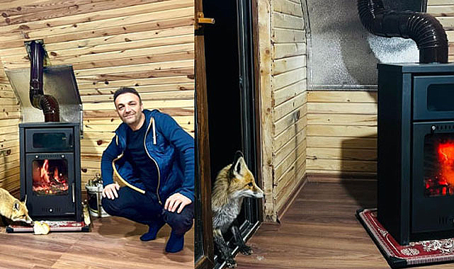 Gümüşhane'de ev sahiplerini şaşırtan konuk