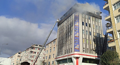 Güngören'de hastanede yangın!