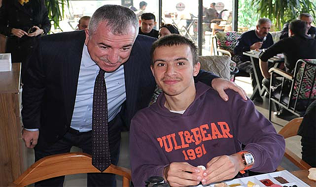 Havza'da engelli çocuklarla kahvaltı