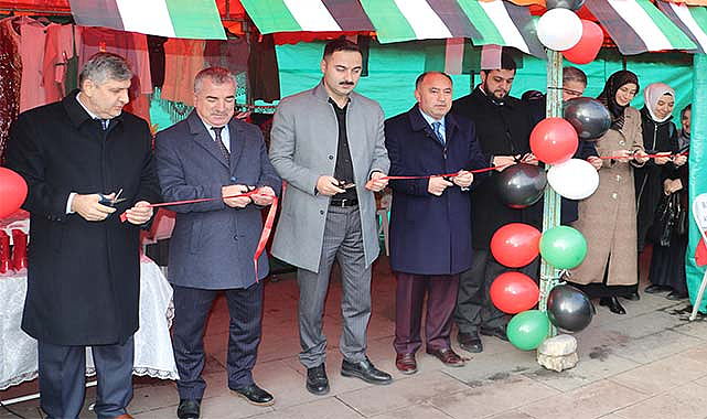 Havza'da Filistin için kermes açıldı