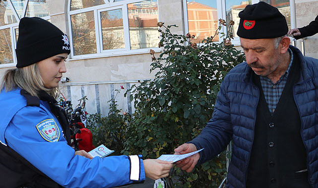 Havza'da polisten vatandaşlara uyarı