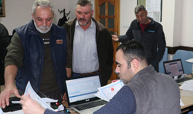 Havza Ziraat Odası'ndan hafta sonu mesaiyle çiftçilere destek!