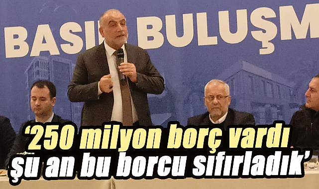 İbrahim Sandıkçı açıkladı! 250 milyon borç vardı şu an bu borcu sıfırladık
