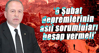 İMO Samsun Şube Başkanı Talak: 6 Şubat depremlerinin asıl sorumluları hesap vermeli