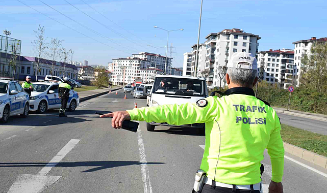 Ordu'da kış lastiği denetimleri başladı