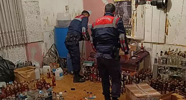 Piyasa değeri 1 milyon TL olan kaçak içki ele geçirildi