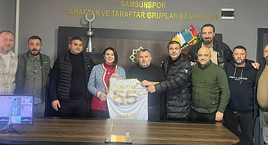 Reeder Samsunspor yönetiminden taraftara ziyaret