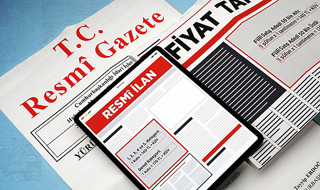 Resmî İlan fiyat tarifesinde rekor artış