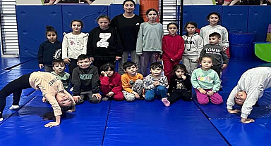 Salıpazarı’nda jimnastik rüzgarı