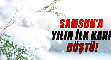 Samsun’a yılın ilk karı yağdı