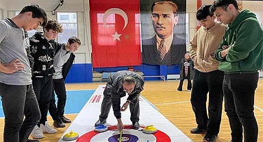 Samsun Alaçam'da Floor Curling heyecanı