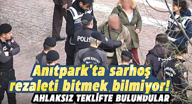 Samsun Anıtpark'ta sarhoş rezaleti bitmek bilmiyor!