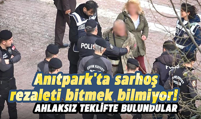 Samsun Anıtpark'ta sarhoş rezaleti bitmek bilmiyor!
