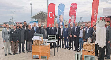Samsun Bafra'da arıcılara destek