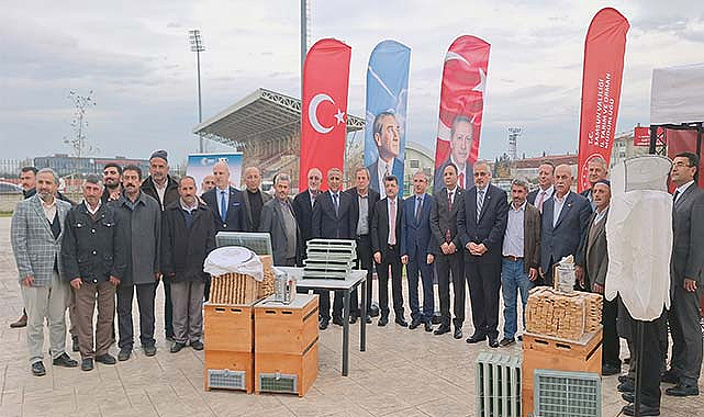 Samsun Bafra'da arıcılara destek