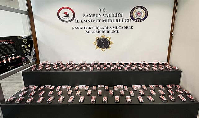Samsun'da 13 bin 400 sentetik ecza operasyonu! 1 gözaltı