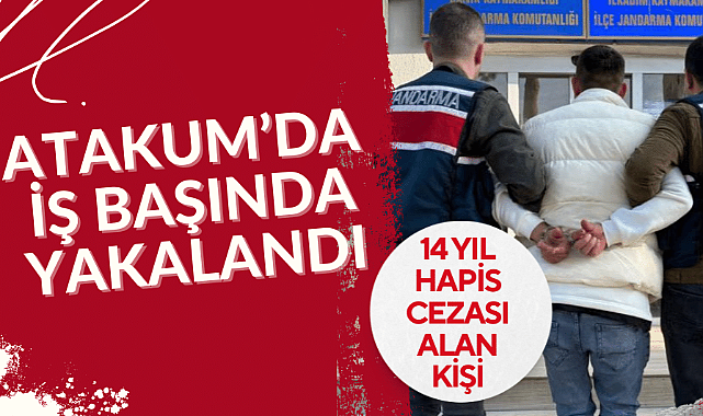 Samsun'da 14 yıl hapis cezası olan kişi çalışırken yakalandı