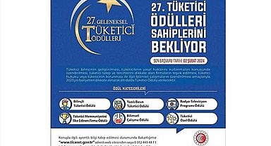 Samsun'da 27. Tüketici Ödülleri başvuruları başladı