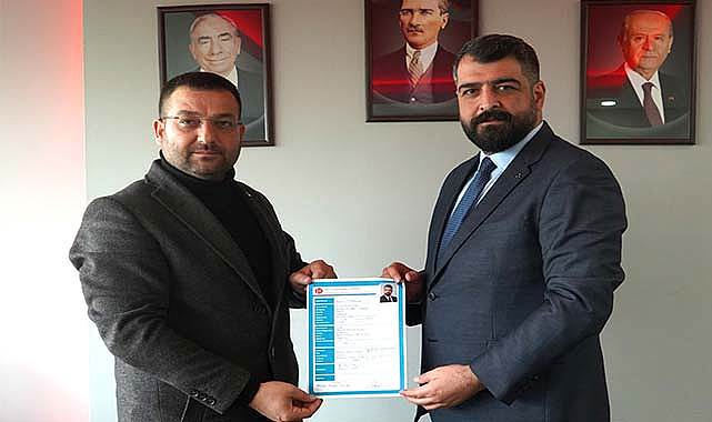 Samsun'da Ahmet Çatoğlu MHP'den İlkadım Meclis Üyeliği'ne başvurdu