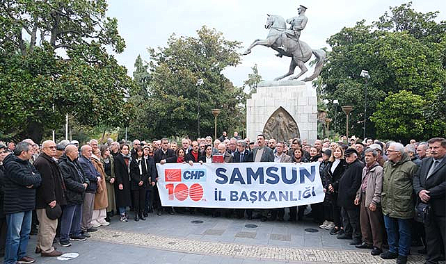 Samsun'da CHP'den Bakan Tekin'e eleştiri ve istifa çağrısı